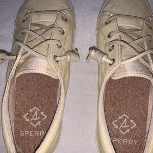 SPERRY Womens Sz 8 Yellow/Gold